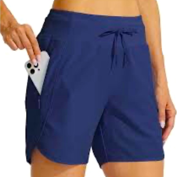 Bayleaf Pants - BNWT Bayleaf Navy Blue Athletic Shorts Size XL
